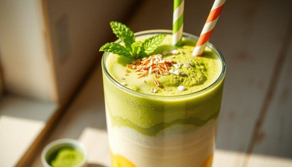 tropical smoothie with mix-ins